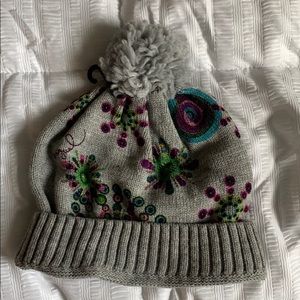 Grey Desigual Beanie